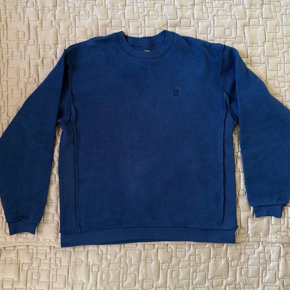 Other - NWOT Yellow Label Co Stylish Navy Blue  Cotton Sweater Size Large